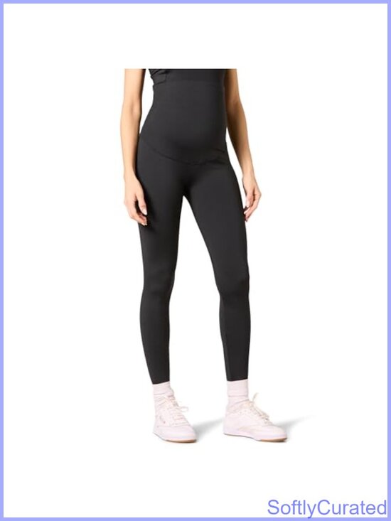 Pants - Maternity Leggings Over Belly Sculpt Full Length Pregnancy Pants